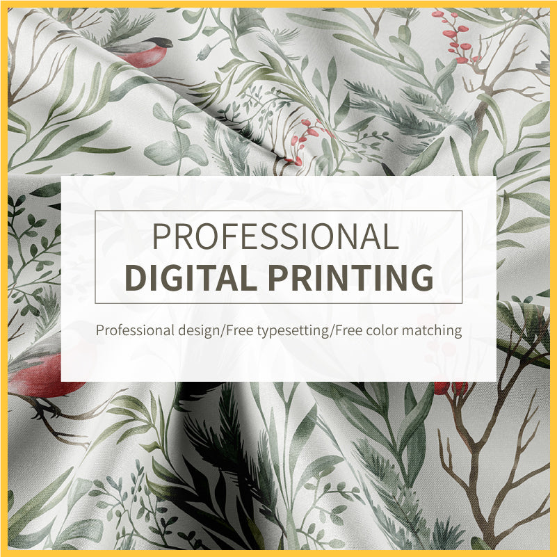 Mulberry Natural Luxury Designer Pure Silk Satin Fabric Digital Printing Cloth Customized Proofing Pattern Design Per Meter