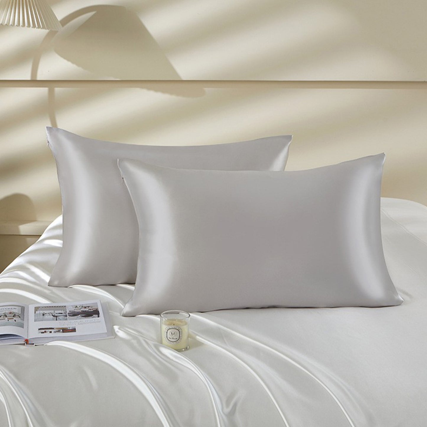 Mulberry Silk On Both Sides 22mm Silk Pillowcase for Hair and Skin Hidden Zipper