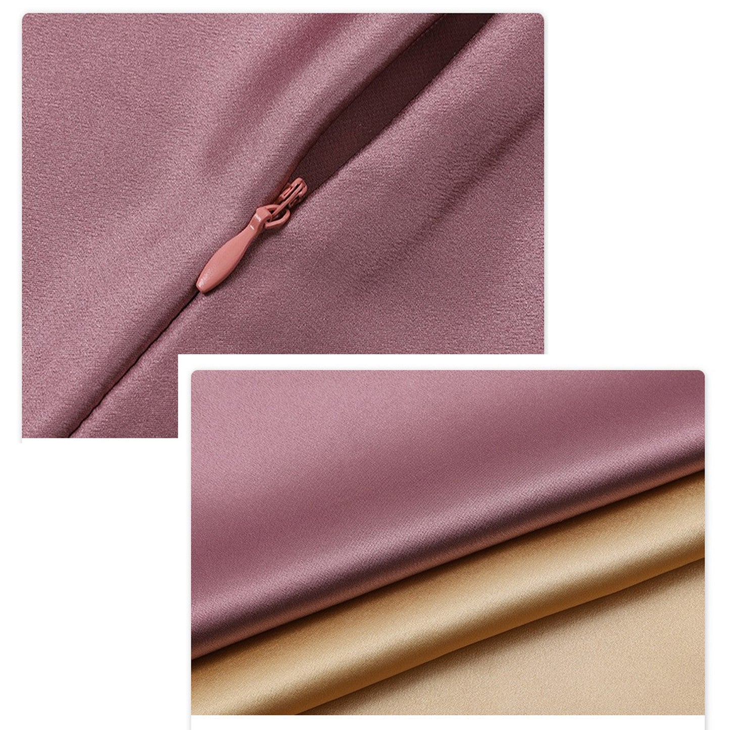 Mulberry Silk On Both Sides 19mm Silk Pillowcase for Hair and Skin Hidden Zipper