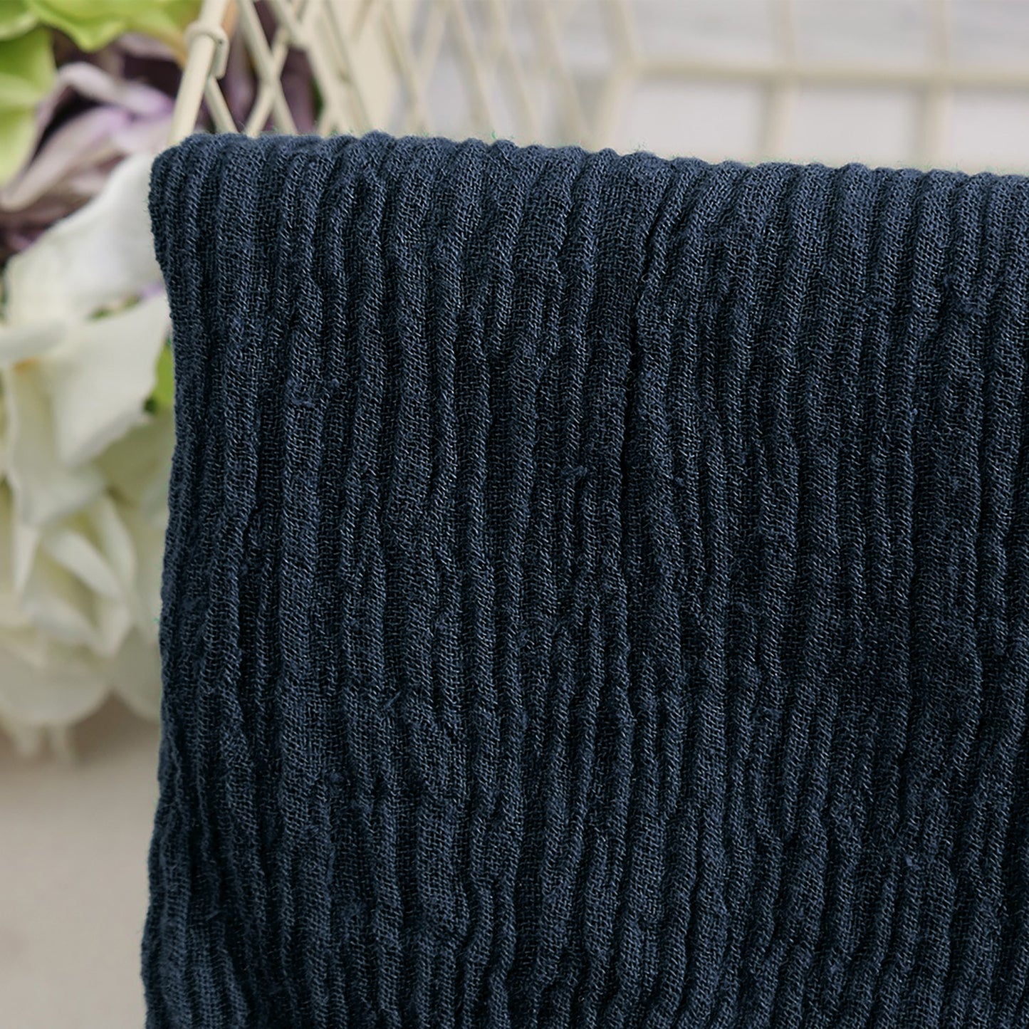Ramie mesh wrinkles Clothing Fabric For Women For Sewing By Meters R14EH