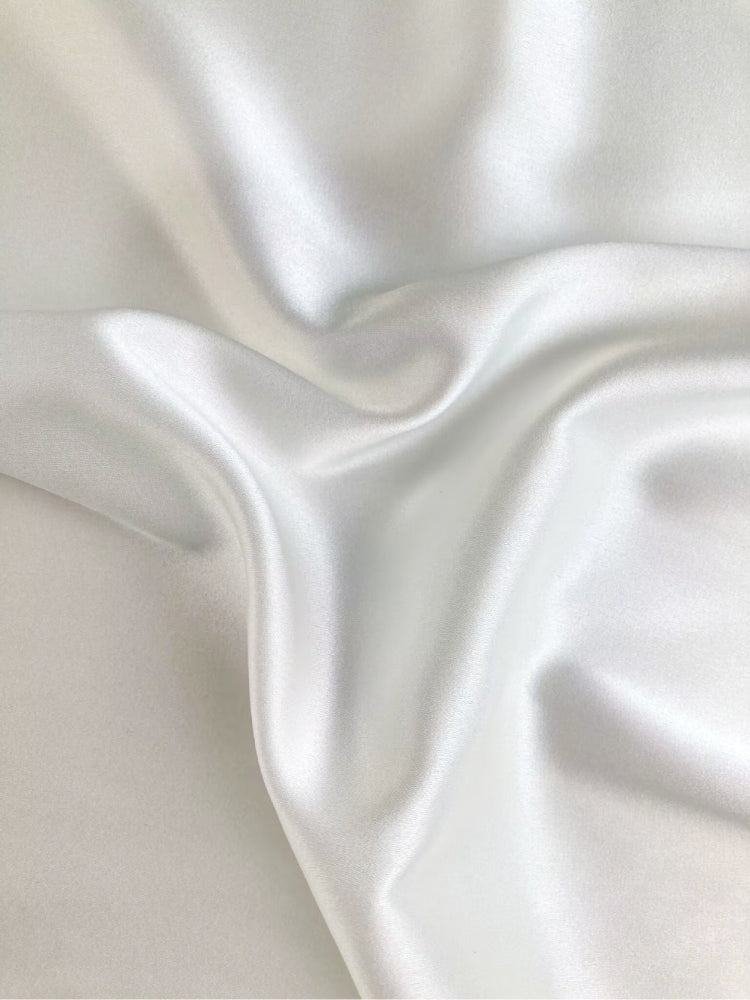 High Quality Mulberry Silk Stretch Satin Clothing Printed Garment Fabric Dresses Elegant Luxury For Women For Sewing By Meters