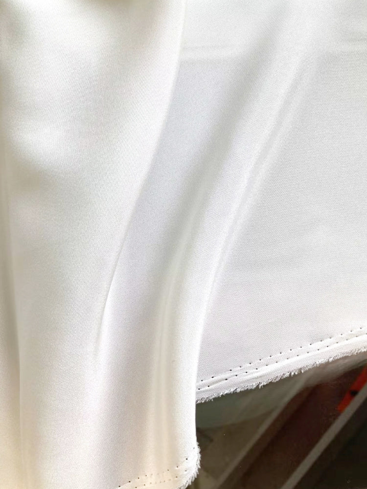 Silk Stretch Heavy Crepe De Chine Clothing Printed Garment Fabric Shirt Pajamas Dresses Luxury For Women For Sewing By Meters