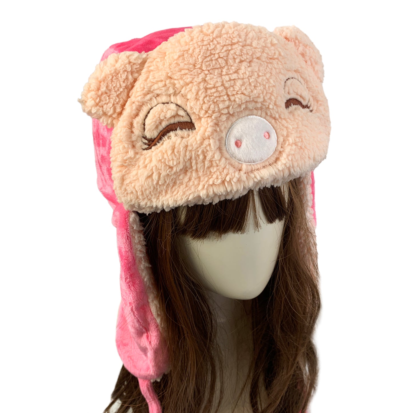 Cute Gilr's Warm Earmuff Thickened Earflap Hat Winter Cold Proof Warm Cotton Hat Cat Ear Cap Hat Big Gilr's