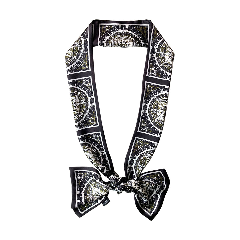 Woman Mulberry Silk Scarf Natura Double-Layer Long Strip Fresh Literary Style Scarf Digital Printing Customization Wholesale