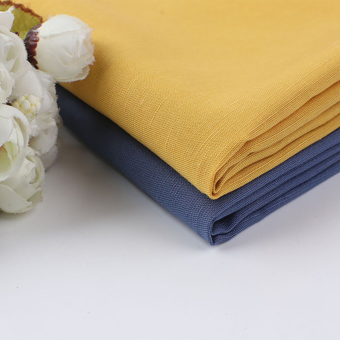 Linen Tencel Clothing Printed Natural Fabric Dresses For Women For Sewing By Meters LTe3021