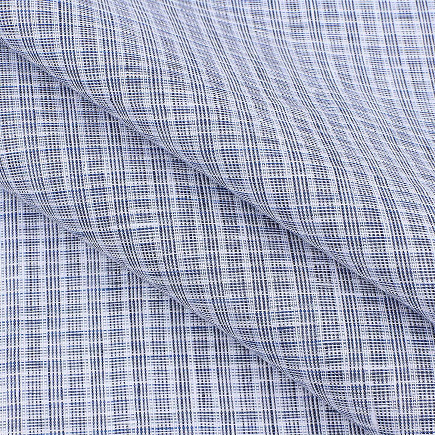 Linen Yarn-dyed Plaid Fabric For Women For Sewing By Meters L2181