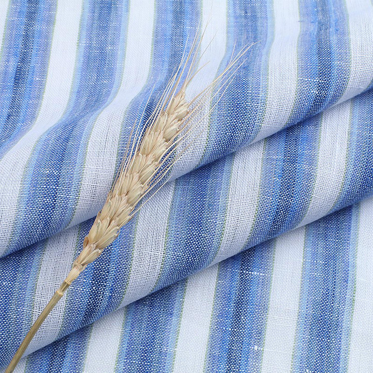 Linen woven strips Fabric Dresses For Women For Sewing By Meters L2150