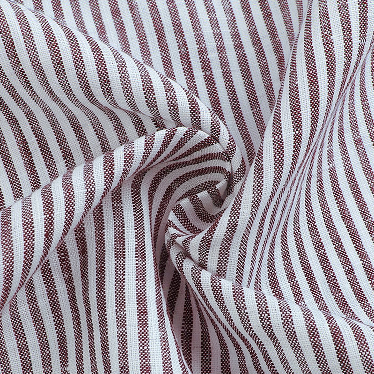 Linen woven strips Fabric Dresses For Women For Sewing By Meters L2158