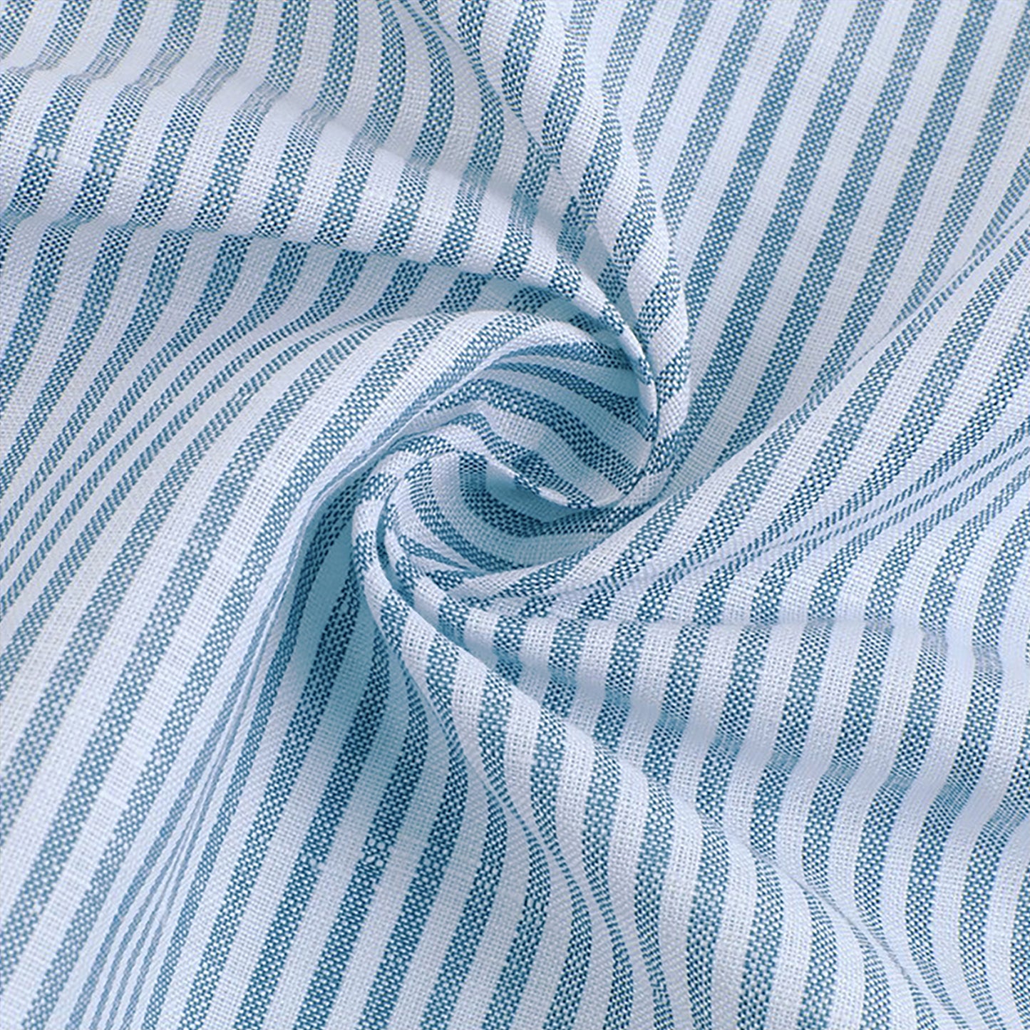 Linen Cotton Yarn-dyed stripes Fabric For Women For Sewing By Meters LC2105