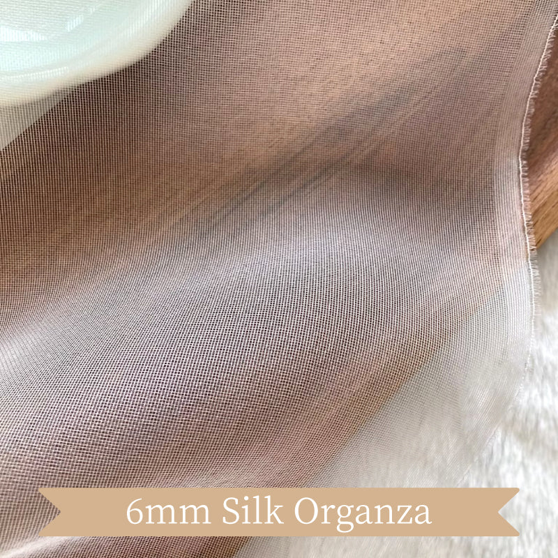 Natural Silk Organza Voile Clothing Printed Fabric Embroidery Telas Tulle Evening Dresses For Women For Sewing By Meters