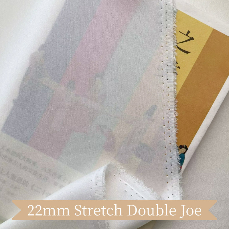 High Quality Mulberry Silk Stretch Double Joe Clothing Printed Garment Fabric Shirt Dresses For Women For Sewing By Meters