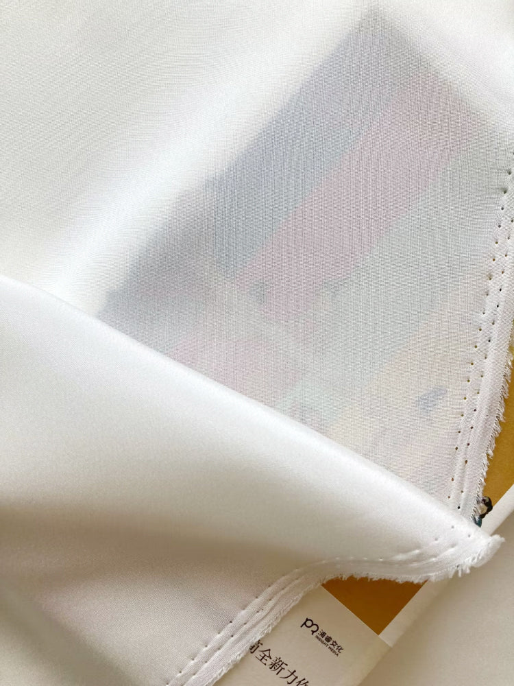 Silk Stretch Heavy Crepe De Chine Clothing Printed Garment Fabric Shirt Pajamas Dresses Luxury For Women For Sewing By Meters