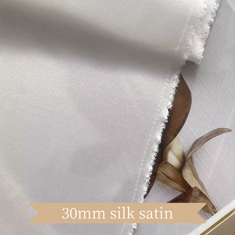 High Quality100%Mulberry Silk Satin Clothing Printed Fabric Pajamas Shirt Dresses Elegant Luxury For Women For Sewing By Meters