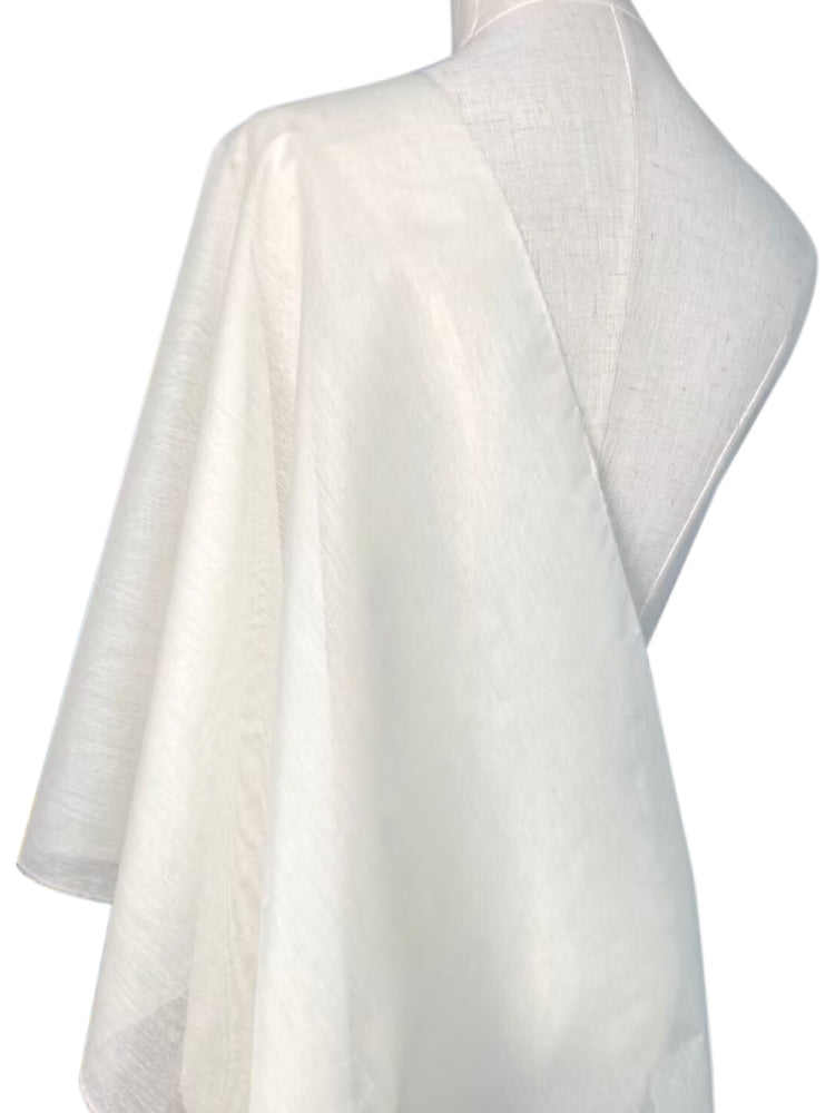 Silk-Cotton Organza Clothing Embroidery Printed White Fabric Telas Tulle Dresses For Women For Sewing By Meters