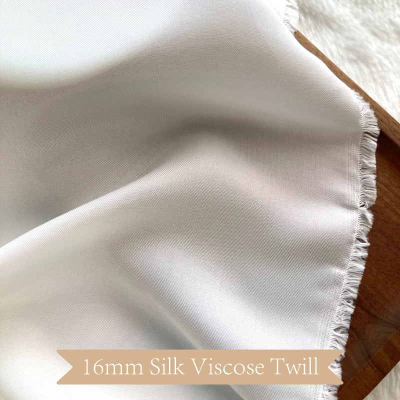 Natural Silk Viscose Twill Clothing Printed Fabric Telas Tulle Evening Dresses Elegant Luxury For Women For Sewing By Meters