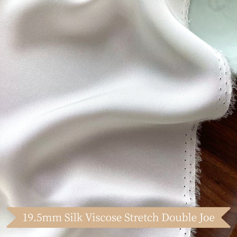 Silk Viscose Stretch Double Joe Clothing Printed Garment Fabric Telas Tulle Dresses For Women For Sewing By Meters