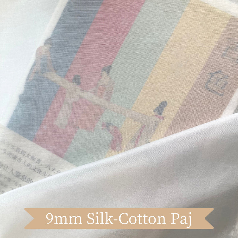 Natural Silk-Cotton Paj Clothing Printed Fabric Shirt Scarf Dresses For Women For Sewing By Meters