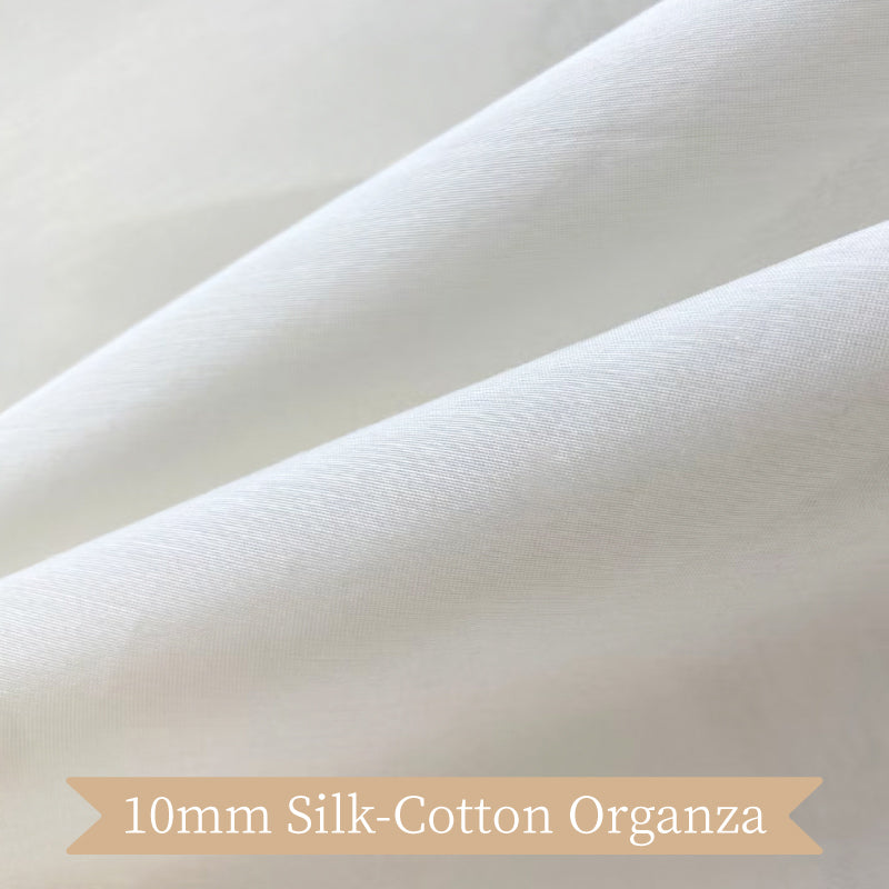 Silk-Cotton Organza Clothing Embroidery Printed White Fabric Telas Tulle Dresses For Women For Sewing By Meters