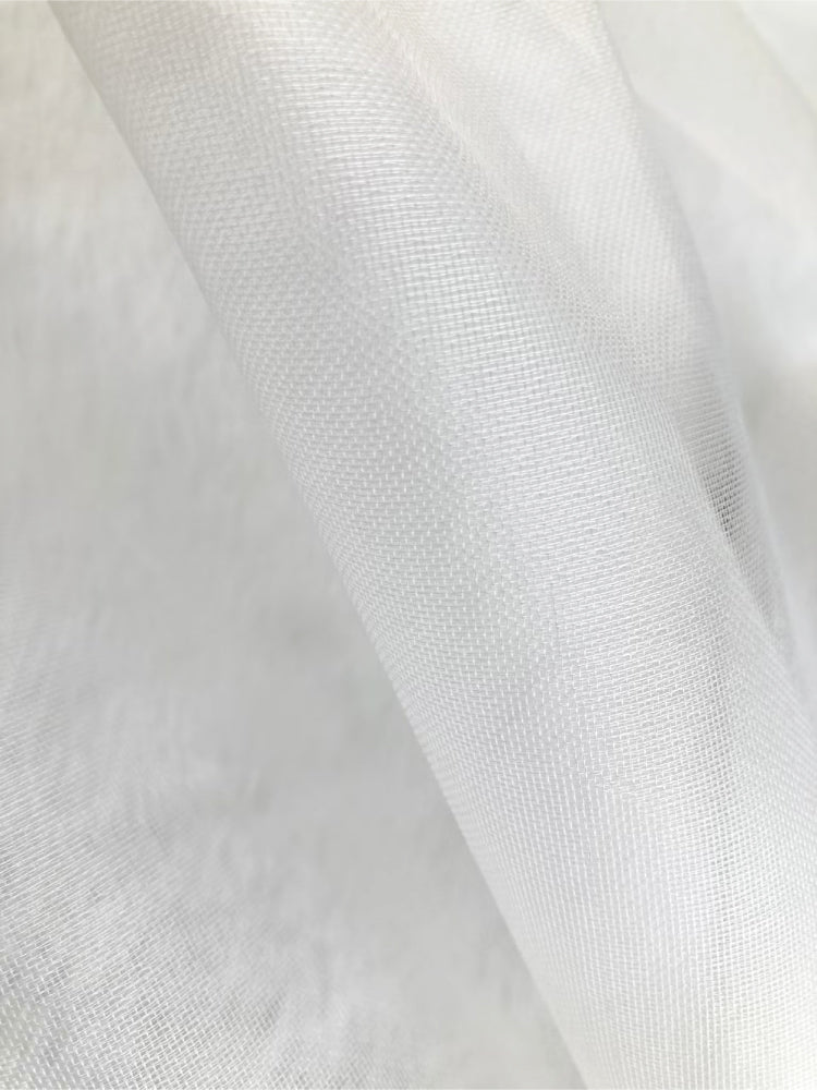 Natural Silk Organza Voile Clothing Printed Fabric Embroidery Telas Tulle Evening Dresses For Women For Sewing By Meters