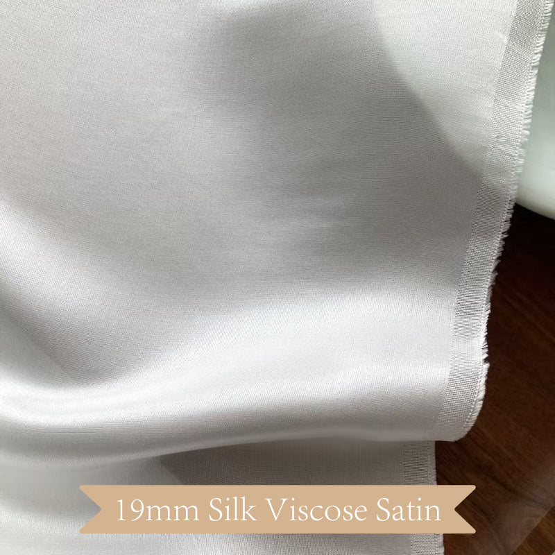 High Quality Silk Viscose Satin Clothing Printed Fabric Telas Evening Dresses Elegant Luxury For Women For Sewing By Meters
