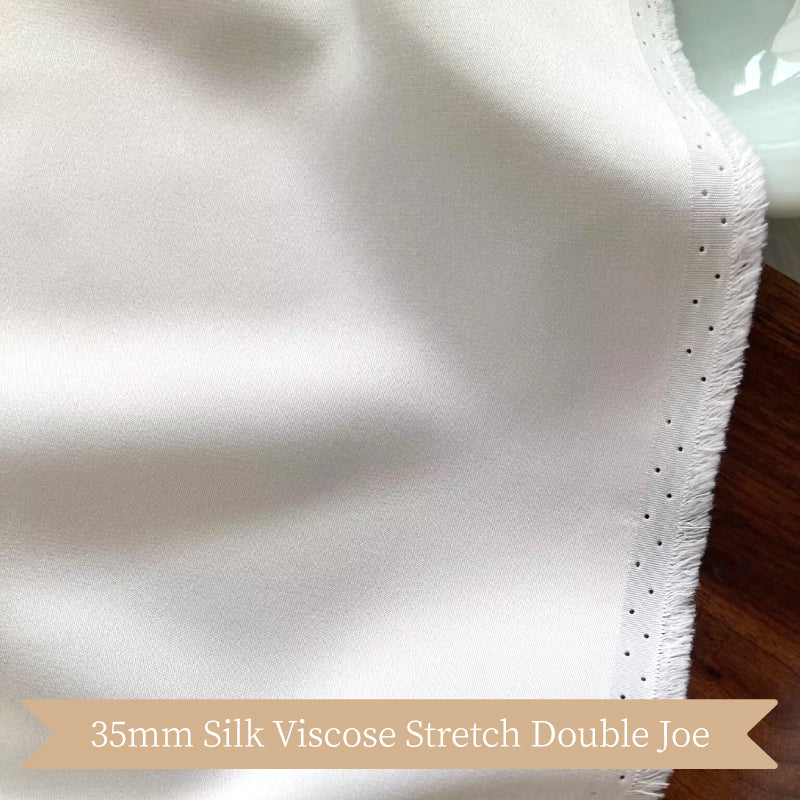 Silk Viscose Stretch Double Joe Clothing Printed Garment Fabric Telas Tulle Dresses For Women For Sewing By Meters