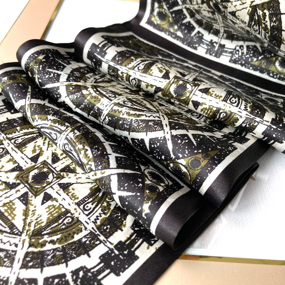 Woman Mulberry Silk Scarf Natura Double-Layer Long Strip Fresh Literary Style Scarf Digital Printing Customization Wholesale
