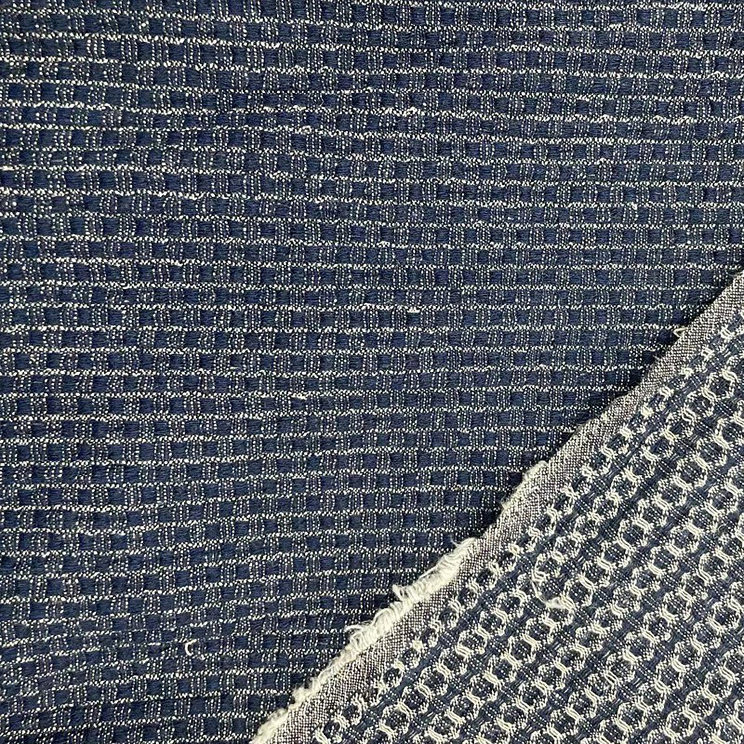 Linen Cotton Jacquard check Fabric Dresses For Women For Sewing By Meters LC2305