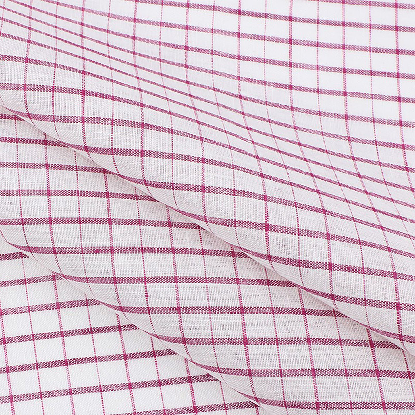 Linen Yarn-dyed Plaid Fabric For Women For Sewing By Meters L2178
