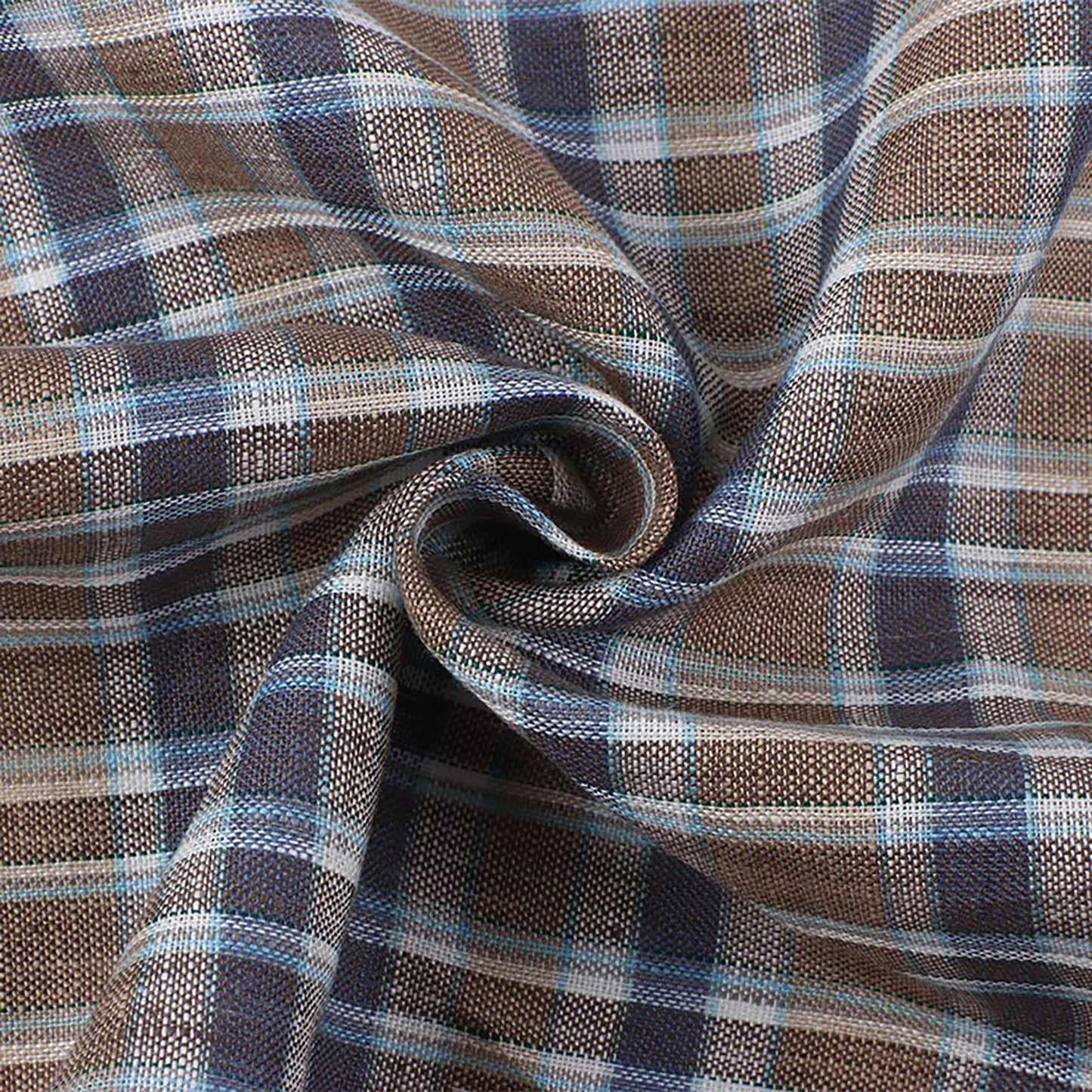 Linen color woven checkered pattern For Women For Sewing By Meters L1463