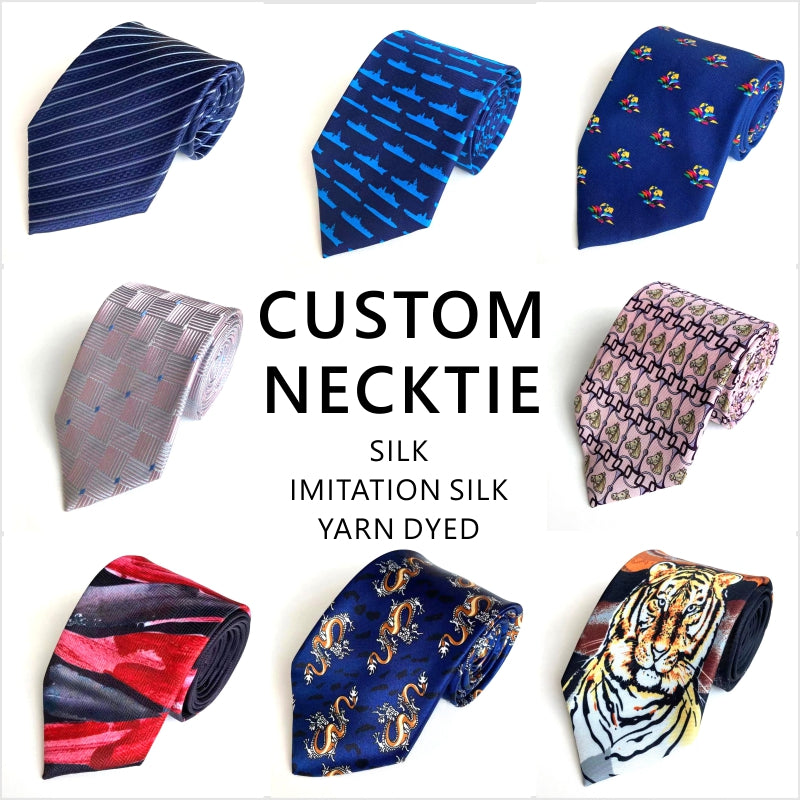 Tie Custom Logo Embroidered Business Zipper Silk Twill Printed Pattern Male Necktie Brand Luxury Gift 100% Copy Wholesale