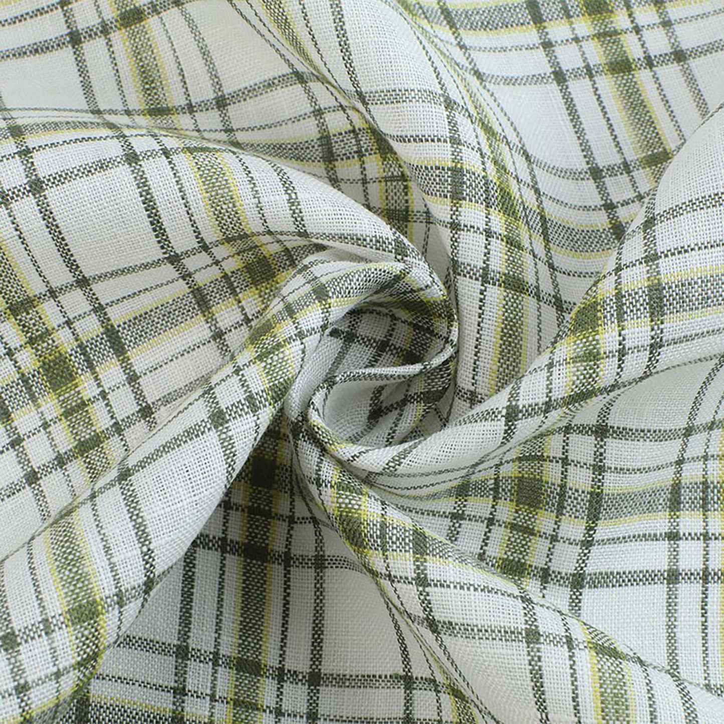Linen woven strips Fabric Dresses For Women For Sewing By Meters L2114