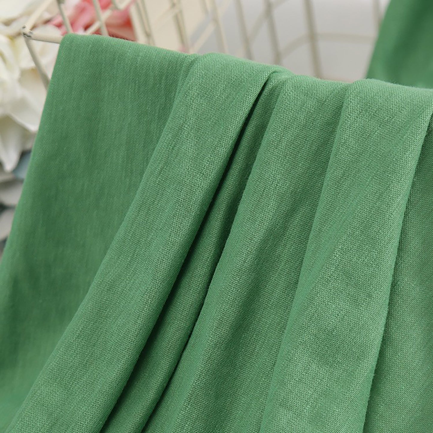 Knitted linen cotton Natural Fabric Dresses For Women For Sewing By Meters ZL506