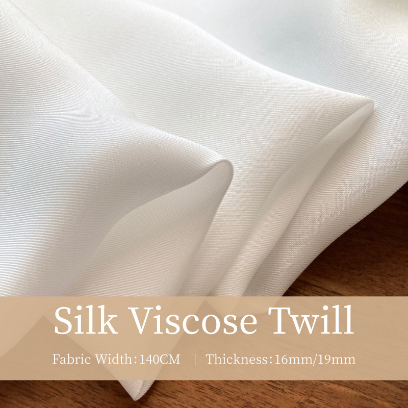 Natural Silk Viscose Twill Clothing Printed Fabric Telas Tulle Evening Dresses Elegant Luxury For Women For Sewing By Meters