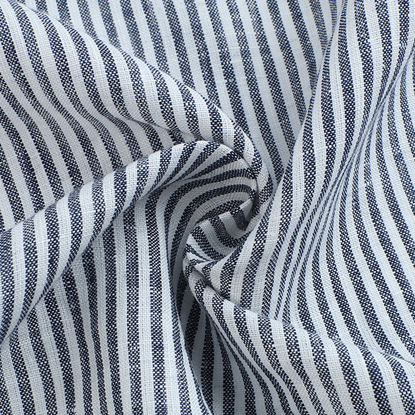 Linen woven strips Fabric Dresses For Women For Sewing By Meters L2158