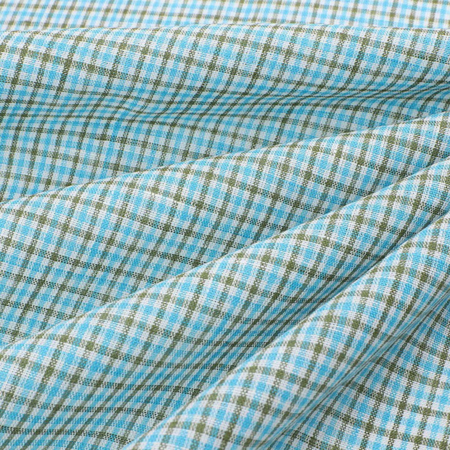 Linen color woven checkered pattern For Women For Sewing By Meters L1480