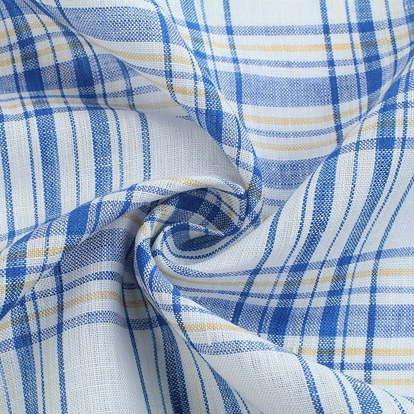 Linen woven strips Fabric Dresses For Women For Sewing By Meters L2112