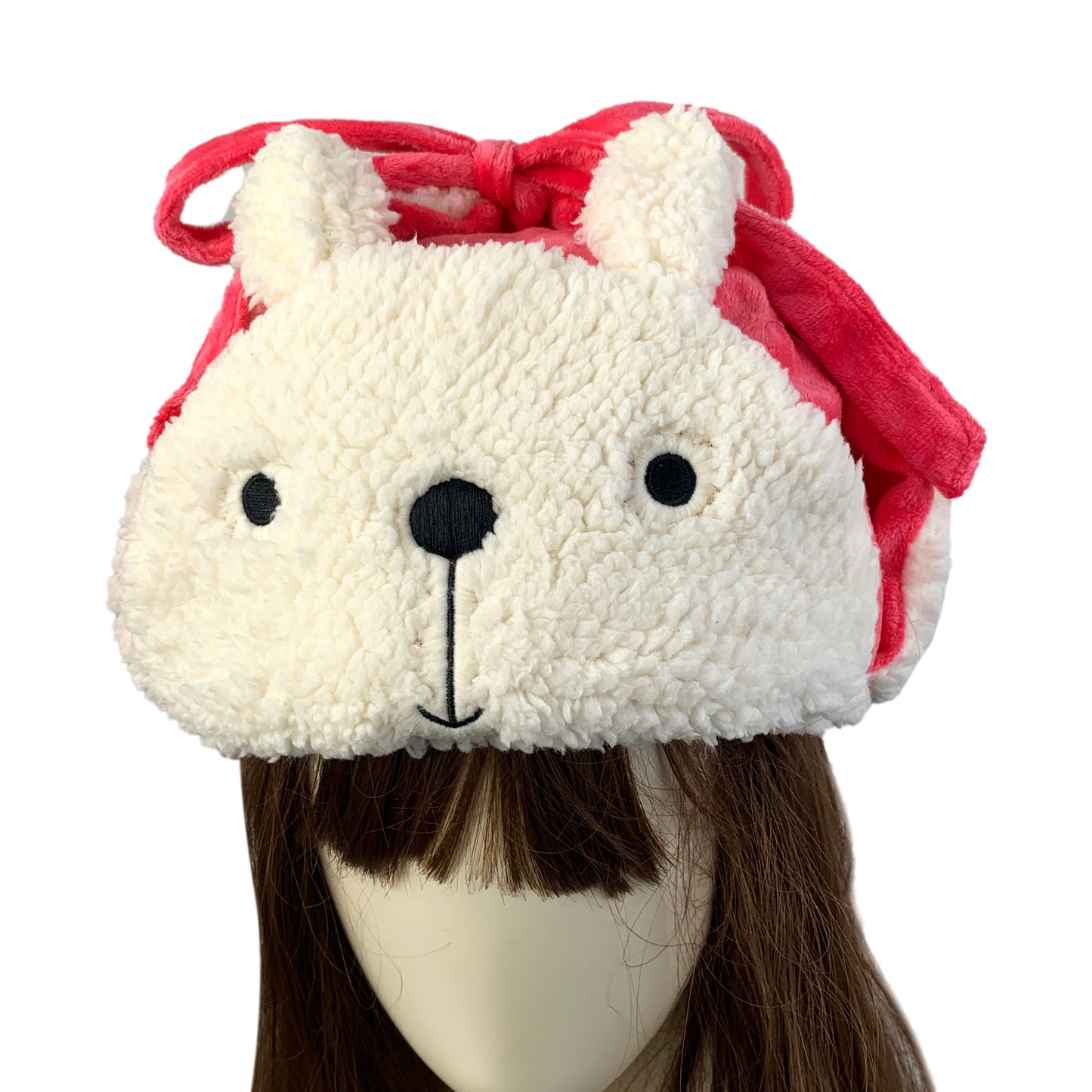 Cute Gilr's Warm Earmuff Thickened Earflap Hat Winter Cold Proof Warm Cotton Hat Cat Ear Cap Hat Big Gilr's