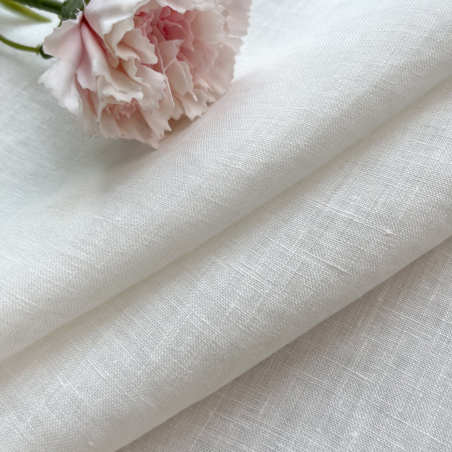 Natural Linen Fabrics Printed Clothing Fabric Dresses Elegant Luxury For Women For Sewing By Meters L1721W