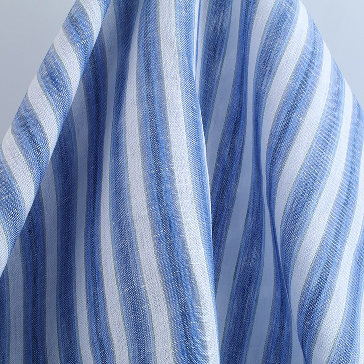 Linen woven strips Fabric Dresses For Women For Sewing By Meters L2150
