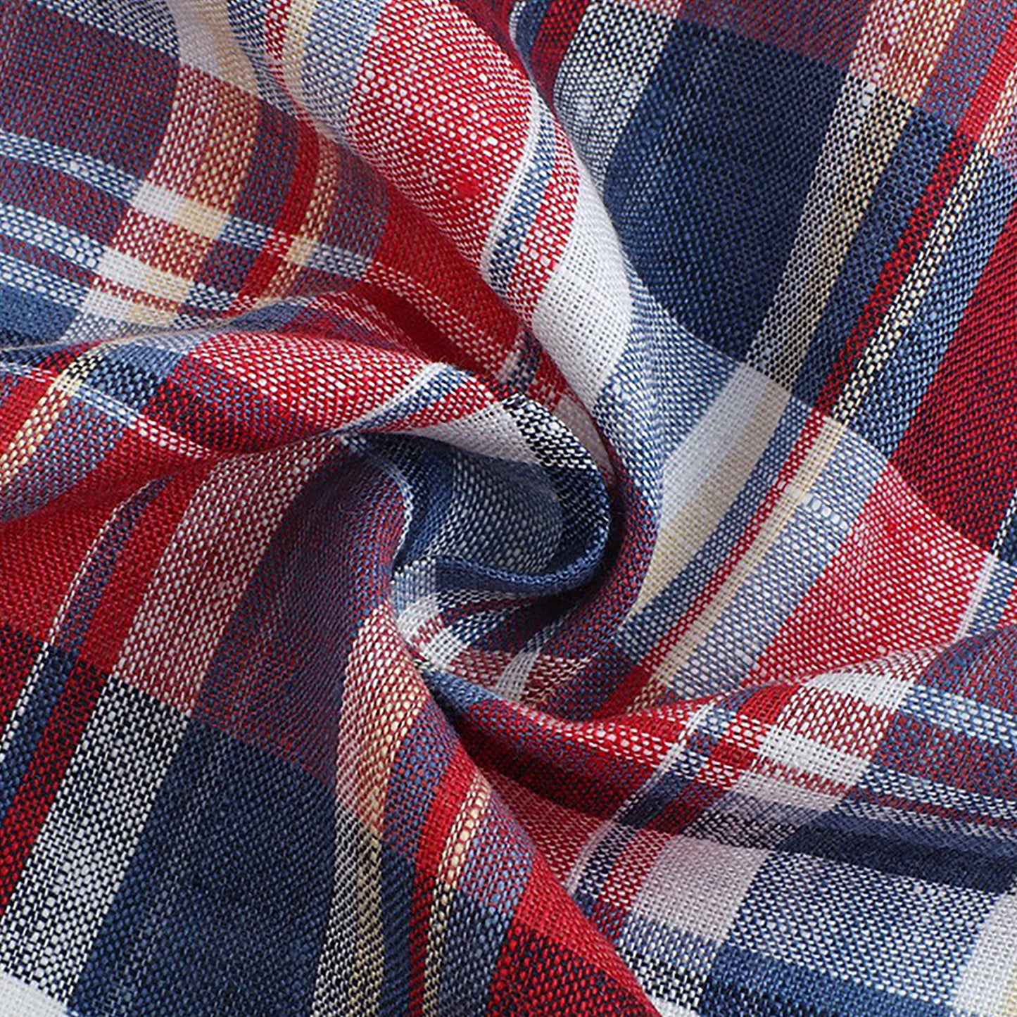 Linen color woven checkered pattern For Women For Sewing By Meters L1452