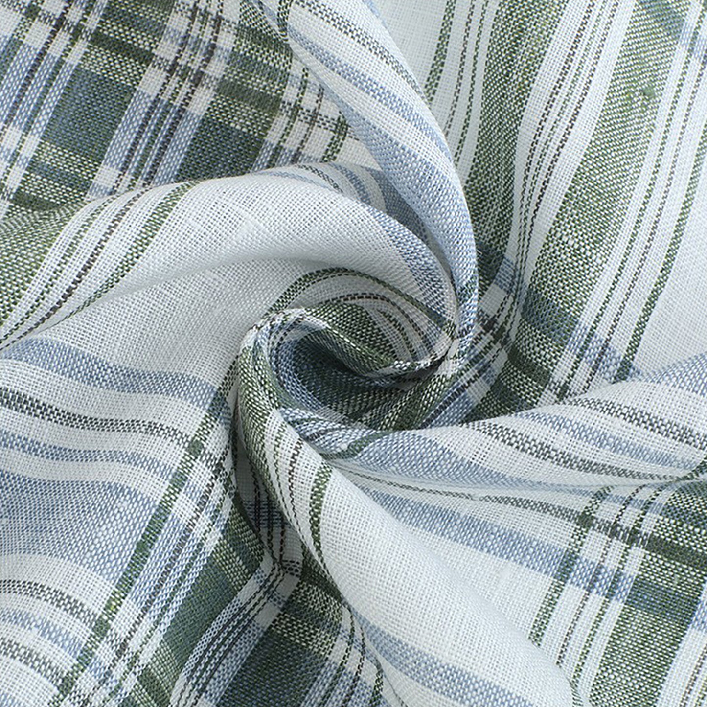Linen woven strips Fabric Dresses For Women For Sewing By Meters L2116