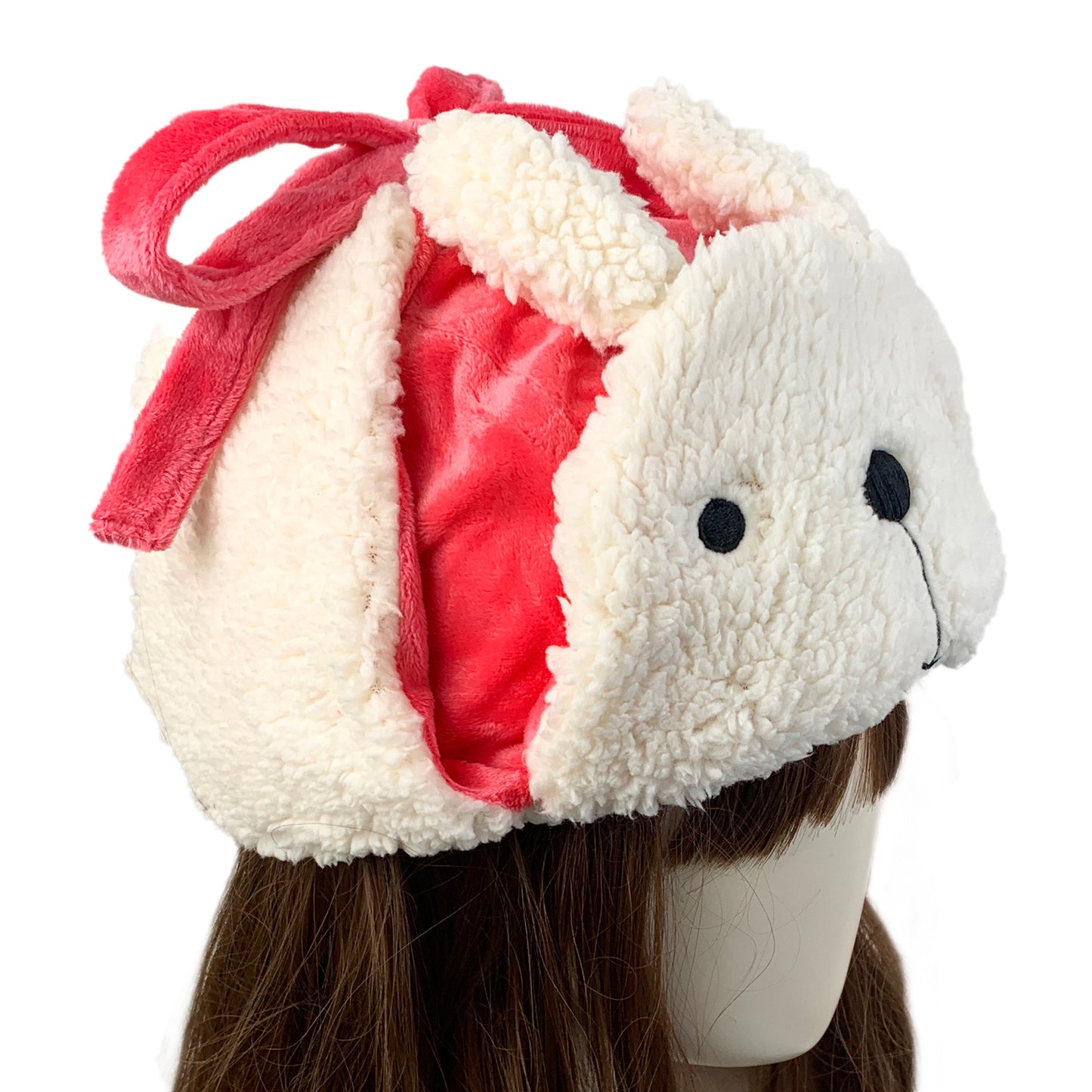 Cute Gilr's Warm Earmuff Thickened Earflap Hat Winter Cold Proof Warm Cotton Hat Cat Ear Cap Hat Big Gilr's