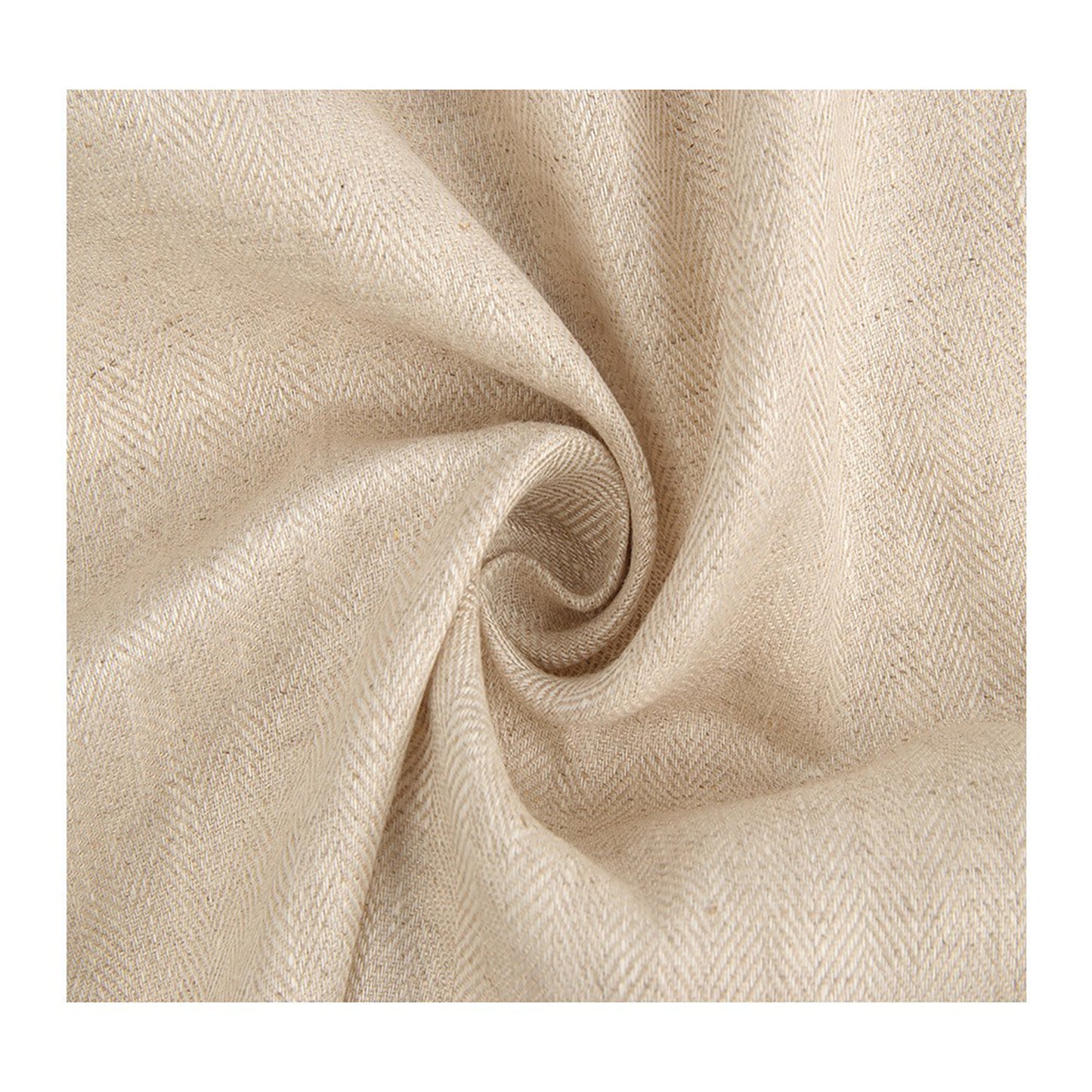 Linen herringbone twill fabric Dresses For Women For Sewing By Meters L14HT