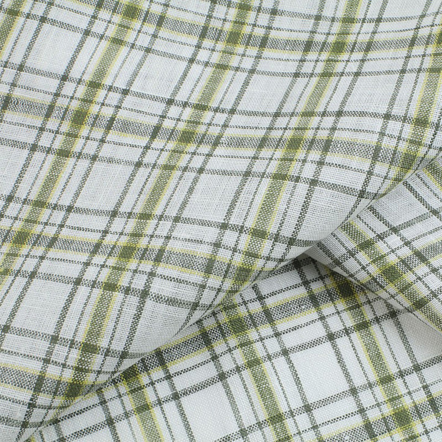 Linen woven strips Fabric Dresses For Women For Sewing By Meters L2114