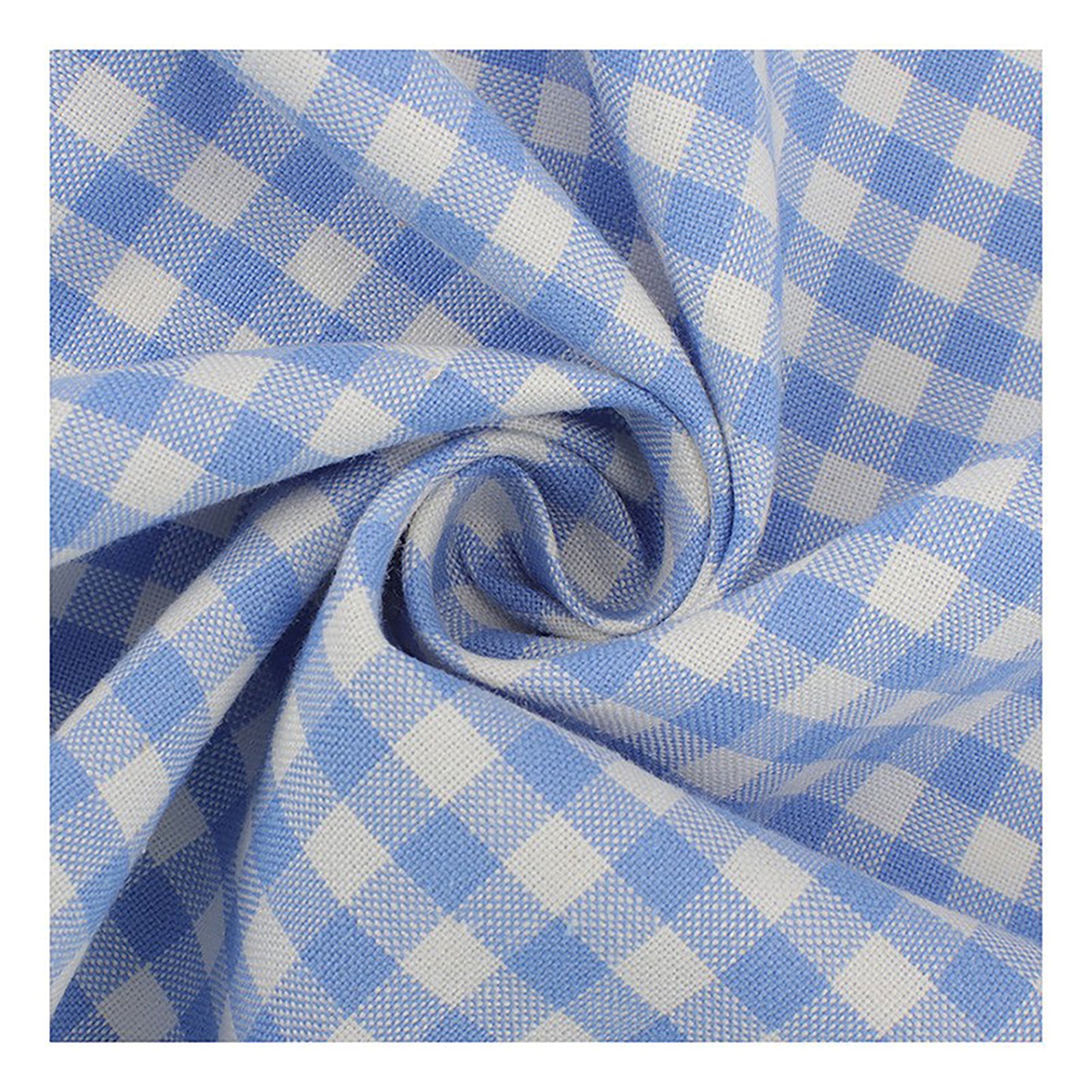 Double-ply Ramie Checkered Fabric For Women For Sewing By Meters R21Y
