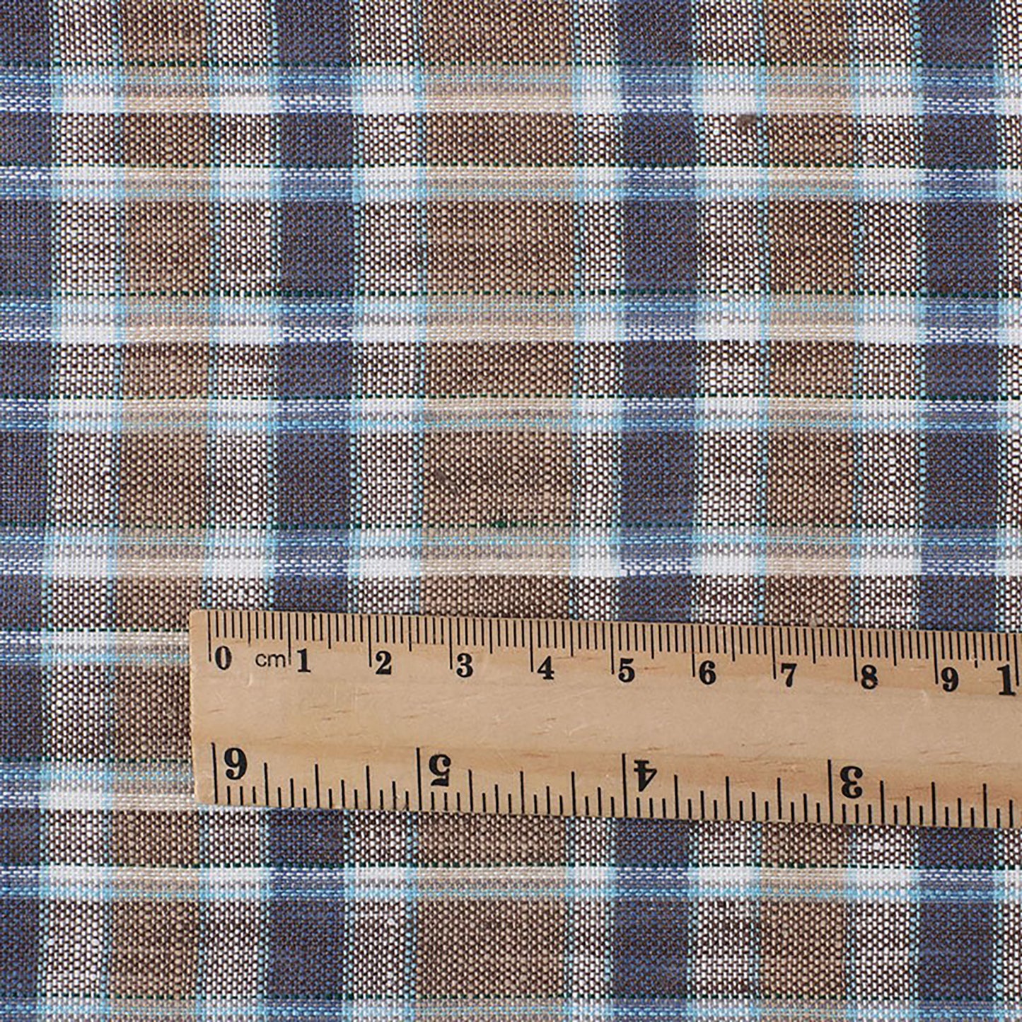 Linen color woven checkered pattern For Women For Sewing By Meters L1463