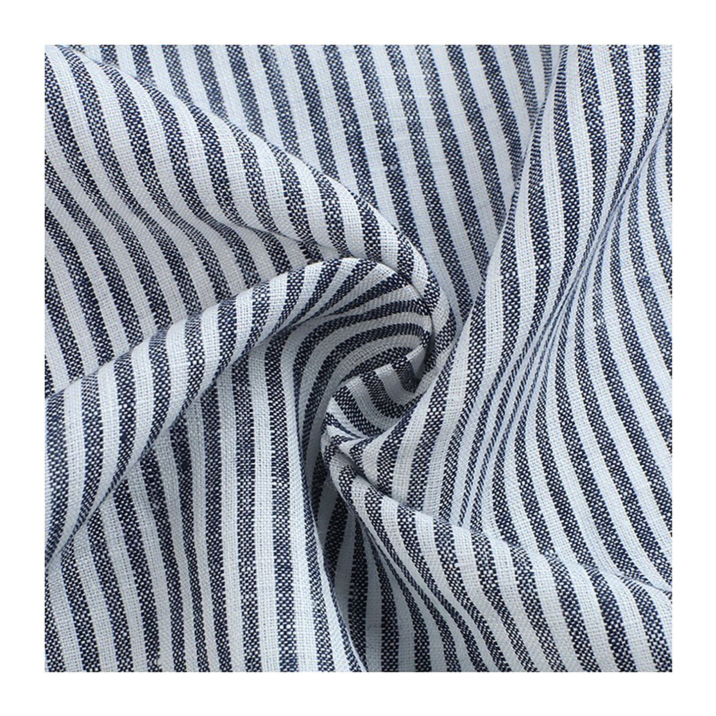 Linen woven strips Fabric Dresses For Women For Sewing By Meters L2158