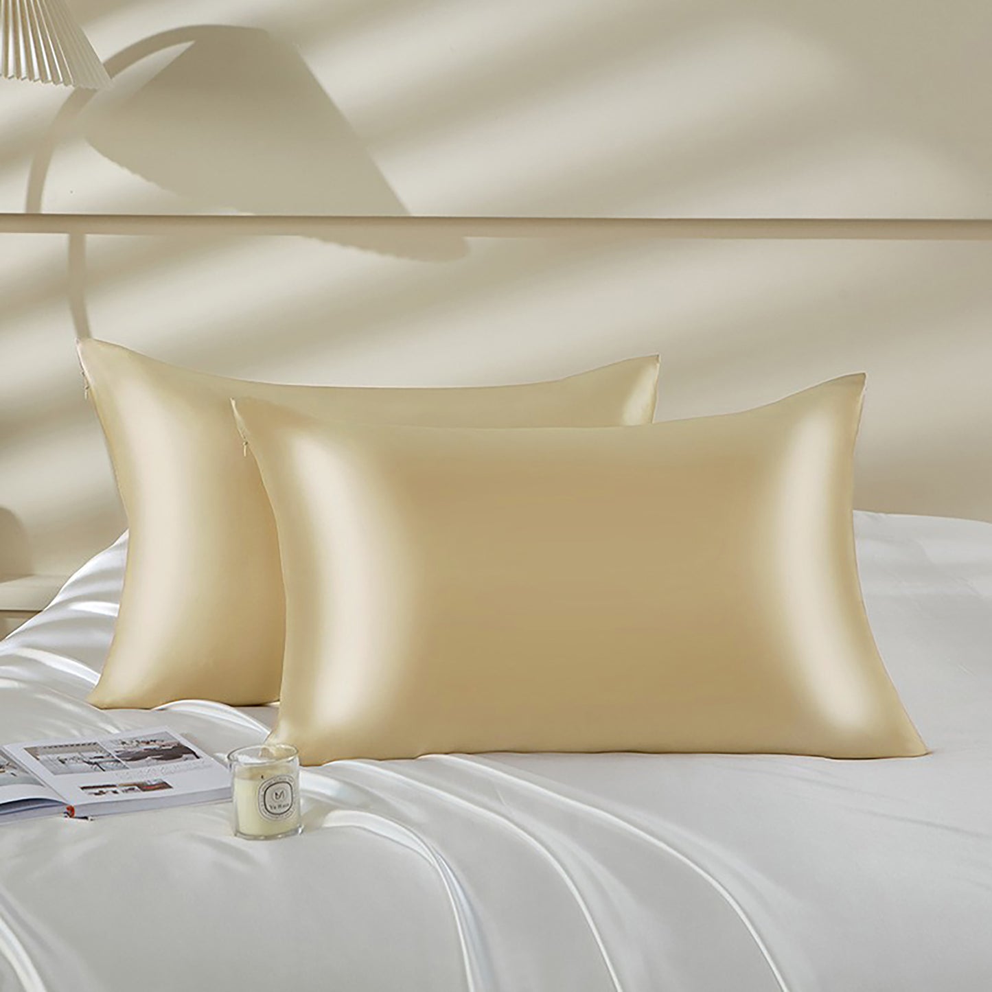 Mulberry Silk On Both Sides 22mm Silk Pillowcase for Hair and Skin Hidden Zipper