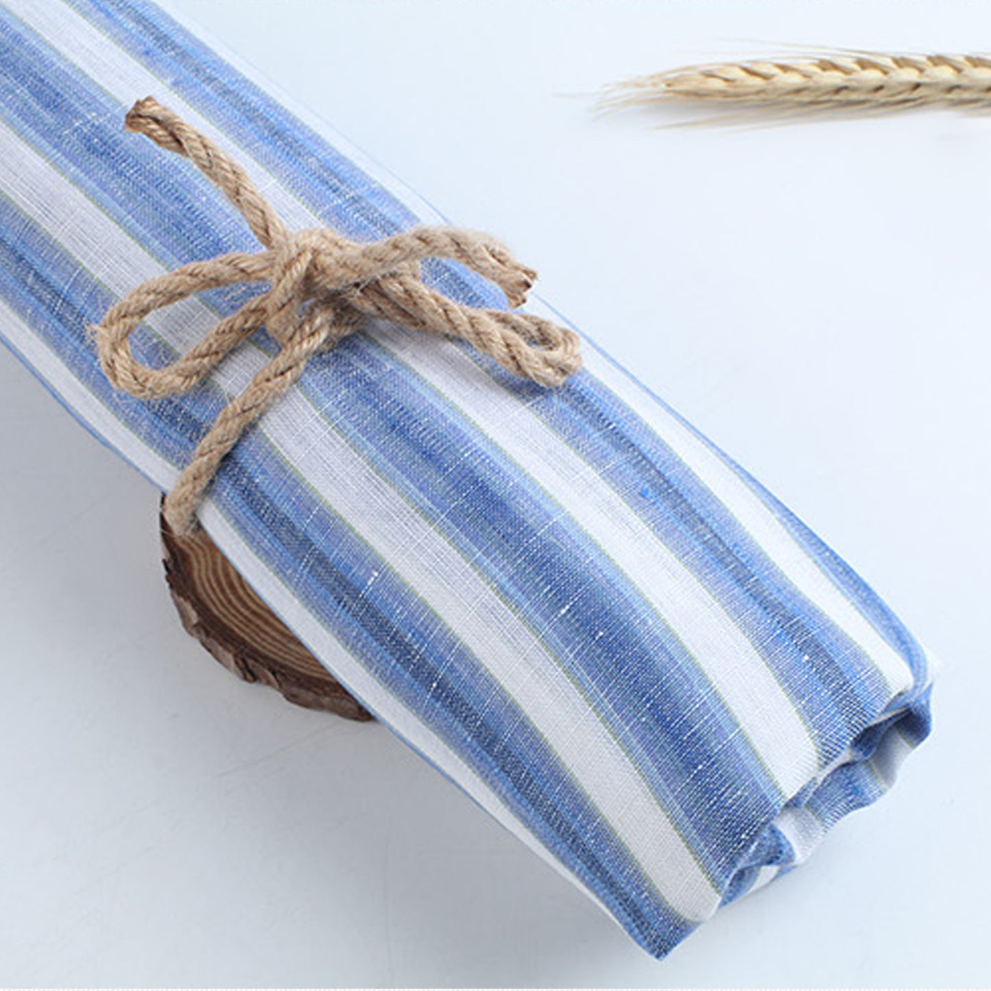 Linen woven strips Fabric Dresses For Women For Sewing By Meters L2150
