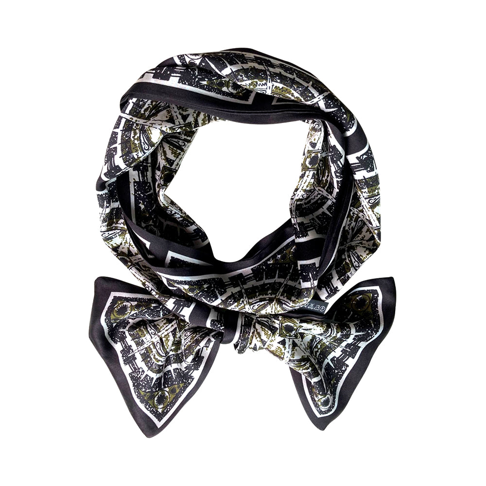 Woman Mulberry Silk Scarf Natura Double-Layer Long Strip Fresh Literary Style Scarf Digital Printing Customization Wholesale